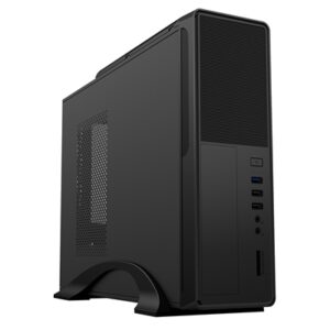 Small Form Factor – Intel i3 13100, 4 Core 8 Threads 3.40GHz (4.50GHz Boost), 8GB Kingston RAM, 250GB Kingston NVMe, No Optical, Small Foot Print for Home or Office Use – Pre-Built PC