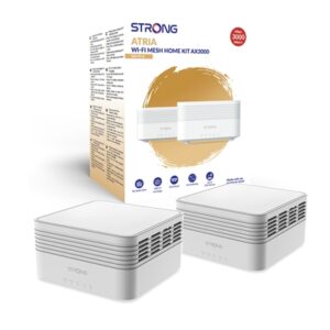 Strong MESHKITAX3000UK AX3000 Whole Home Wi-Fi 6 Mesh System (2 Pack) – 3,300sq.ft Coverage