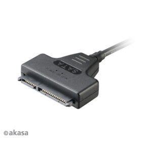 Akasa USB 3.0 A (M) to SATA (M) 0.4m Black Retail Packaged Converter Adapter