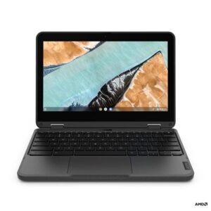 Lenovo ChromeBook Flip 300e 82J9000TUK, 11.6 Inch IPS Touchscreen, AMD 3015Ce, 4GB RAM, 32GB eMMC, Google Chrome OS with Digital Pen