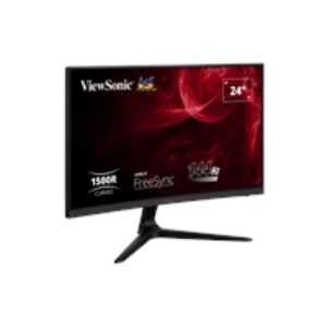 ViewSonic Omni VX2418C 24 Inch LED Curved Gaming Monitor, 1920×1080 Full HD (1080p), 165Hz, VA, 250 cd/m, 3000:1, Freesync, 1 ms,  2xHDMI, DisplayPort, Speakers