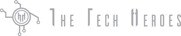 The Tech Heroes Logo with Text